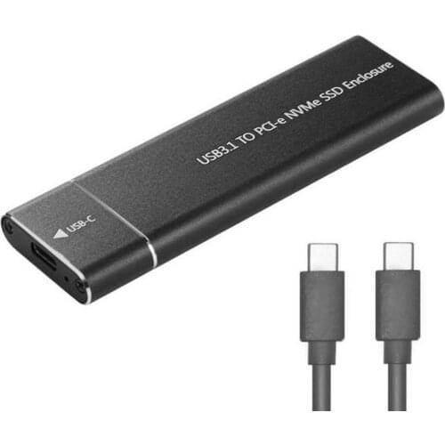 USB 3.1 Type-C M.2 NVMe SSD Enclosure 10Gbps M-Key PCI-E Solid State Disk Case HDD Case USB3.1 to M.2 NVMe PCIe SSD Case Box