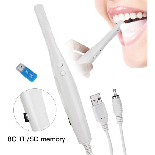 USB Intraoral Camera 720P WIFI Dental Intraoral Camera Waterproof Endoscope Teeth Mirror LED Light Monitoring Inspection