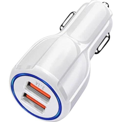 Car Charger Mobile Phone Fast Charging 24V Cigarette Lighter Adapter Type C 30W Fast Car USB Charger For iPhone Xiaomi Mobile P