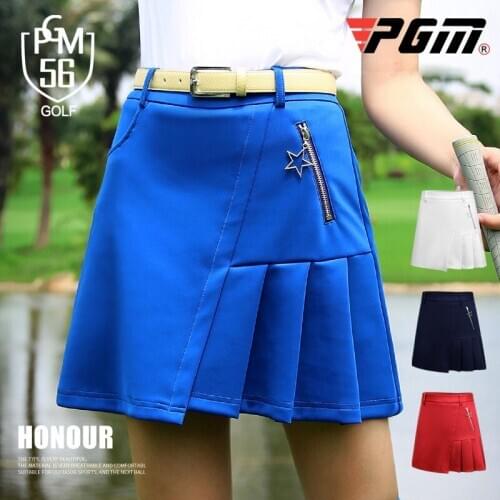 Women High Waist Skort Golf Skirt Summer Anti-Wrinkle Badminton Sports Skirt Pleated Tennis Skirts Sportswear Golf Clothing