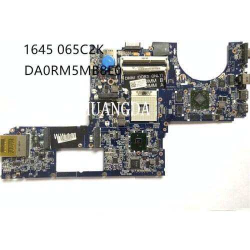 065C2K 65C2K For DELL XPS 1647 Laptop motherboard DA0RM5MB8E0 with 216-0729051 GPU Onboard PM55 DDR3 fully tested