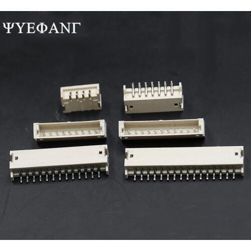 10PCS ZH 1.5MM Connector Socket SMD Horizontal SMD Pin Type 2/3/4/5/6/7/8P PCB Surface Mount