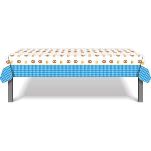 130*220cm PE German Oktoberfest Carnivals Theme Birthday Party Tablecovers Beers Bread Disposable Tablecloths Party Decoration