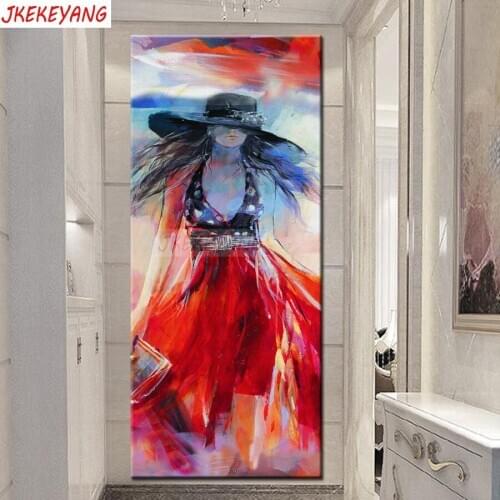 Large size 5d DIY Diamond Painting "Fashion beauty" Full Square/round Drill Cross Stitch Diamond Embroidery Y3555