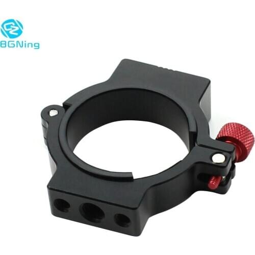 BGNing Extension Ring Clamp Microphone Monitor LED Video Light Mount Adapter with Rosette 1/4" and 3/8" Holes for Zhiyun Crane 2