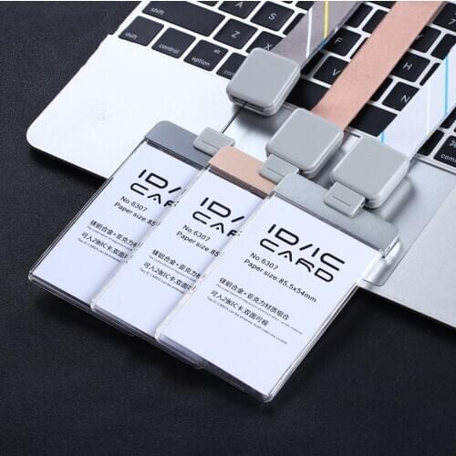 Card Holder Lanyard Business Card Holder Badge Reel Lanyards Cards Cover ID Card Holder Office Supplies Nurse Accessories Badges