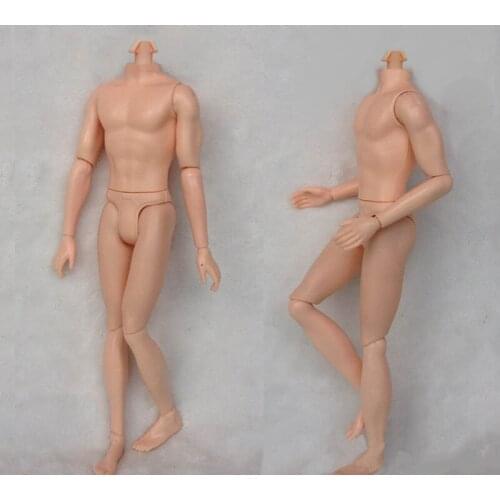 DIY Kids Toy 14 Moveable Jointed Doll Body For Boy Doll Ken 1/6 Male 26cm Naked Body Prince Ken Nude Doll DIY Dollhouse Toys