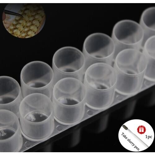 4PC Double Rows 63-holes Royal Jelly Strip Professional Beekeeper Take Hold Royal Jelly Strips Beekeeping Tools Equipment