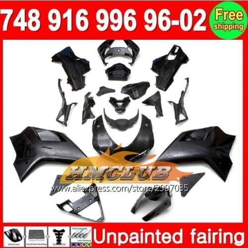 Body Unpainted Full Fairing Kit For DUCATI 748 916 996 96 97 98 99 00 01 02 1996 1997 1998 1999 2000 2001 2002 Fairing