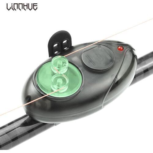 LINNHUE 1pcs Alarm Led-Light Fihsing Tackle Electronic Bite Fishing Alarm Indicator Wireless Buffer Sound Carp Night Fishing
