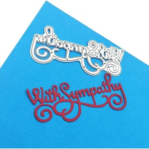 Julyarts Letter Metal Die Cut Craft Cutting Dies Card Making For DIY Scrapbooking Decorative Embossing Handcraft Die Cutting