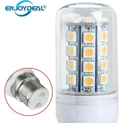 New LED Lamp Bulb Energy Saving Bulbs 5.5W B22 5050SMD Warm White 36LED Corn Bulb Spot Light 220V Bombillas Lighting For Home