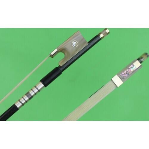 New PRO 4/4 Carbon Fiber Violin Bow Silver OX Horn Frog for Advanced Players