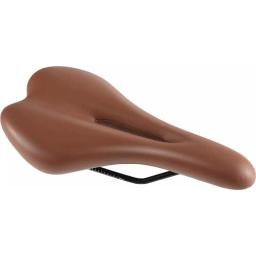 Bicycle Saddle Retro PU Material Mountain Bike Seat Cycling Parts 280mm*135mm Thick And Thin Cushion