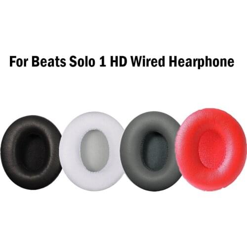 10 Pair Replacement Cortical Sponge Ear Pad For Solo 1 HD Wired Earpads Headphone For Beats Solo 1 HD Headset Case Soft Cover