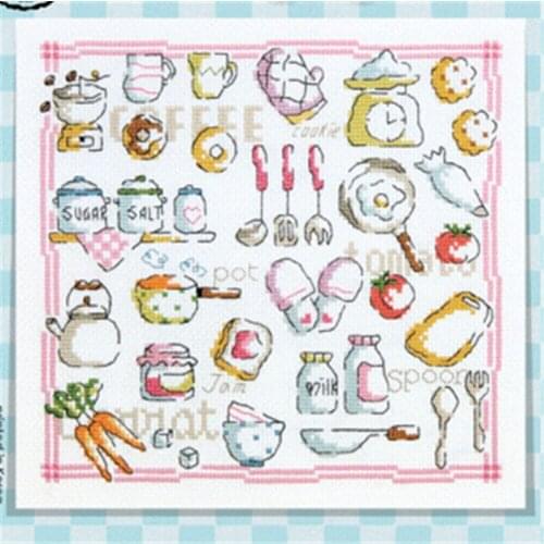 SO3127 Korean Love Mini Cartoon Package Craft Stich Cross Stitch Needlework Embroidery Crafts Counted Cross-Stitching Kits Gift