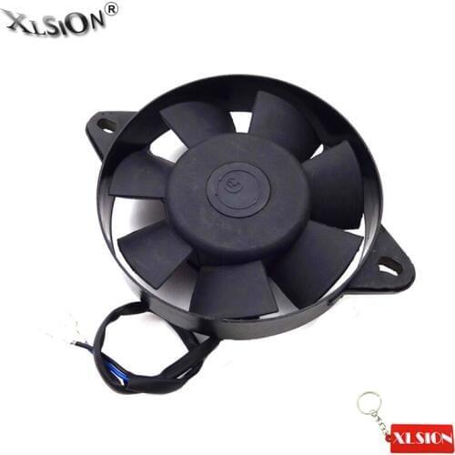XLSION Aftermarket Electric Radiator Cooling Fan For Chinese 200cc 250cc Quad ATV Go Kart Dirt Bike Motorcycles