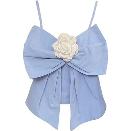 Ladies Sling Crop Top Womens Summer Vest Female Tops Elegant Chic Clothes mujer summer 2021