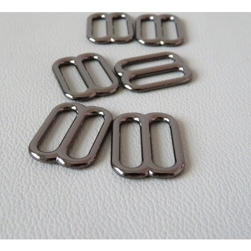 100Pcs/Lot Webbing Straps Metal Adjuster Hardware Bag Adjustable Buckle Backpack Pet Dog Collar Hooks Clasp DIY Accessories