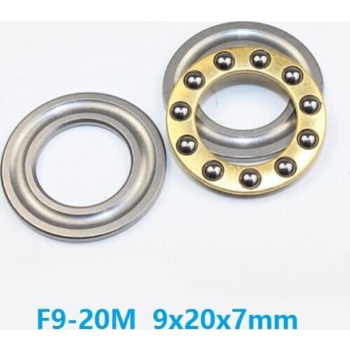 100pcs F9-20M Axial Ball Thrust Bearing 9x20x7 mm bearing Plane thrust ball bearing 9*20*7mm