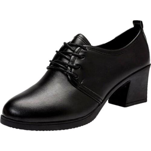 2021 Autumn Elegant Women Pumps Comfy Loafers Fashion Ladies Low Square Heel Mujer Office Dress Shoes Comfy Walking Footwear