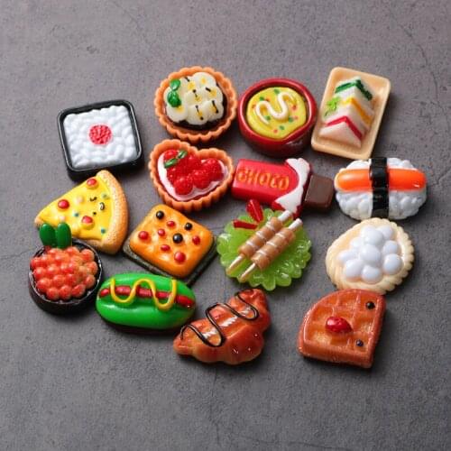 Japanese Sushi Bread Dollhouse Miniature Candy Toy Mini Model Kitchen Supermarket Play House Simulation Super Small Food Toys