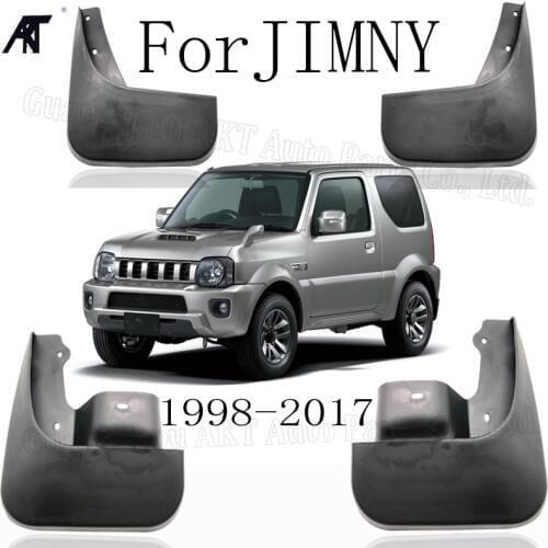 Car Mud Flaps For 2007-2017 Suzuki Jimny Sierra Wide (JB) Chevrolet Jimny Jimmy Mudflaps Splash Guards Mud Flap Mudguards Fender