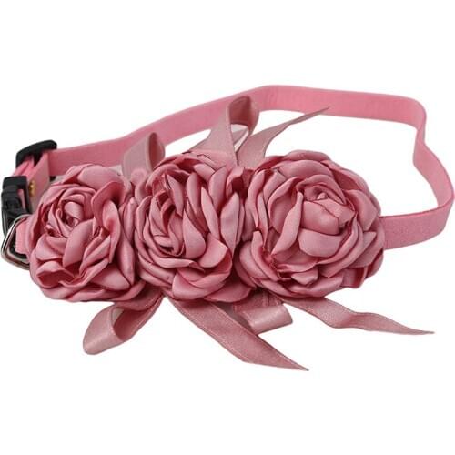 No Bell Butterfly Bow Tie Cat Dog Rabbit Small And Medium-sized Small Pet Collar Beautiful Flower Collar Pet Wedding