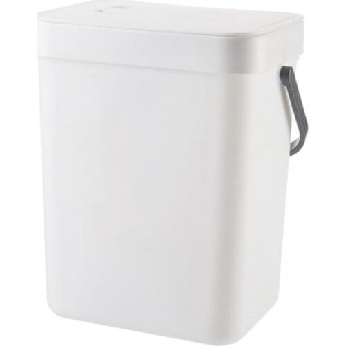 Household Cabinet Door 5L Wall-mounted Small Trash Can Plastic Small Trash Can