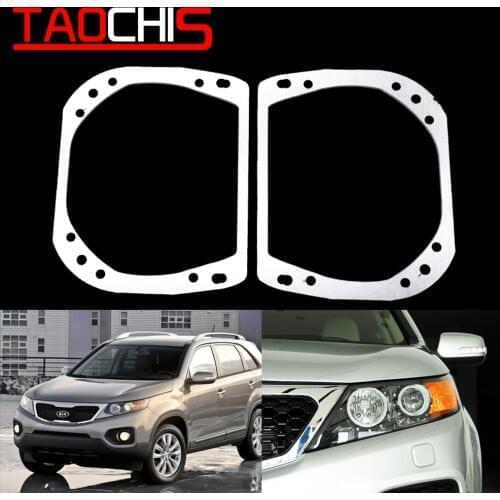 TAOCHIS Car Styling Frame Adapter Bracket Holder for KIA Sorento 2009-2012 Hella 3r 5 Bi Xenon Projector Lens