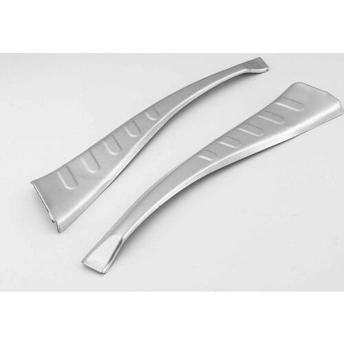 For Toyota RAV4 2013-2015 2016 2017 2018 Stainless Steel Inner Rear Bumper Protector Sill Trunk Trim Accessories Car Styling