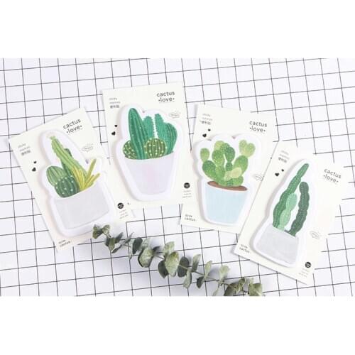 Cactus love sticky note memo pad(1pack)