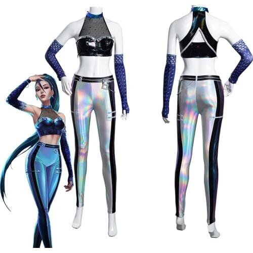 LOL KDA Groups Kaisa Daughter of the Void Cosplay Costume Outfits Halloween Carnival Suit