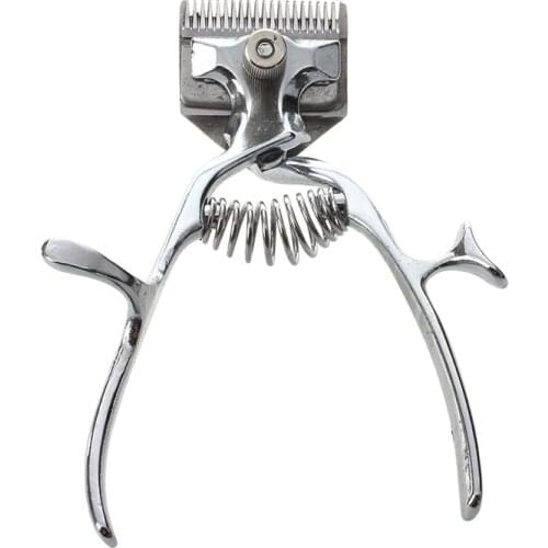 Old Fashion Manual Clipper Haircut Hand Push Low Noise Non-Electric Hair Cutter