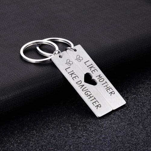 Fashion Keychain Special Gifts From Daughter Birthday Mothers Day Gift Mothers Key Chains for Dear Best Mom Key Rings