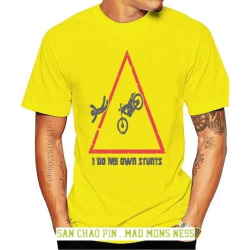 Motocross - I Do My Own Stunts - Mens T-Shirt 2020 Fashion Men T-Shirt Casual Short Sleeve For Men Clothing Summer