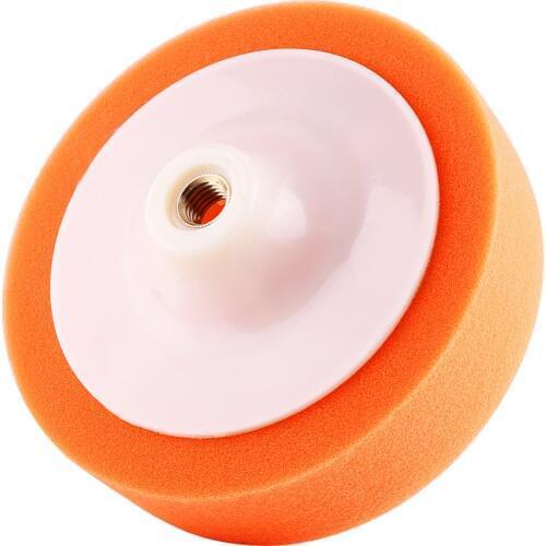 1Pc 6"(15cm) Car Polishing Pads Sponge Polishing Buffing Waxing Pad Wheel For Car Polisher Buffer Orange Pad Kit Hot Car Washer