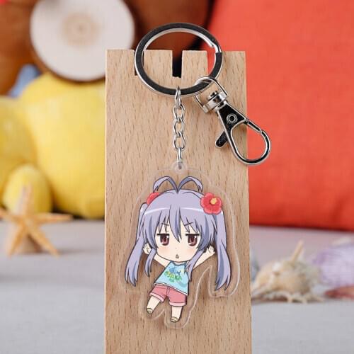 Non Biyori Fashion Anime Acrylic Key Chains Cartoon Keyring Car Keychain Pendant Keyholder Unisex Birthday Gifts NEW