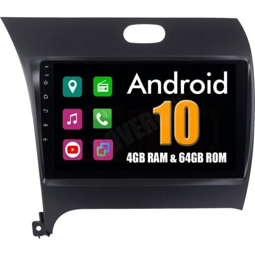 Octa Core Android 10 Car Radio for Kia Cerato K3 Forte 2013 2014 2015 2016 with Stereo Receiver GPS Navigation Sat Navi NO DVD