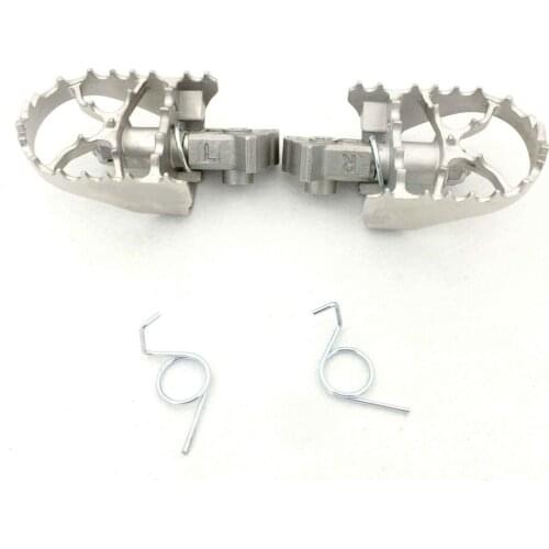 Heavy Stainless Steel Foot Pegs For 2013-2014 BMW R1200GS ADV/ 00-12 F650GS G650GS Aftermarket Free Shipping Motorcycle Parts