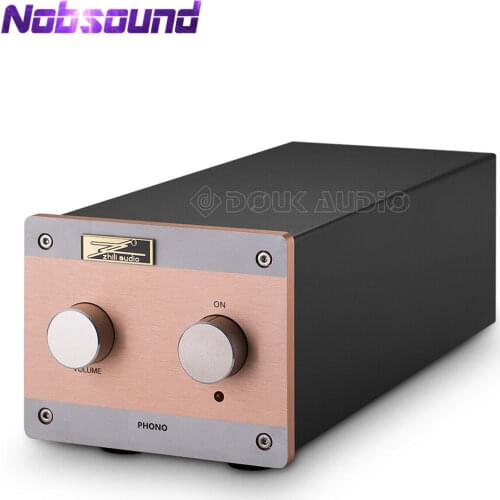 Nobsound EAR834 MM (Moving Magnet) / MC(Moving Coil) RIAA JJ 12AX7 Tube Phono Stage Turntable Preamp HiFi Stereo Pre-amplifier