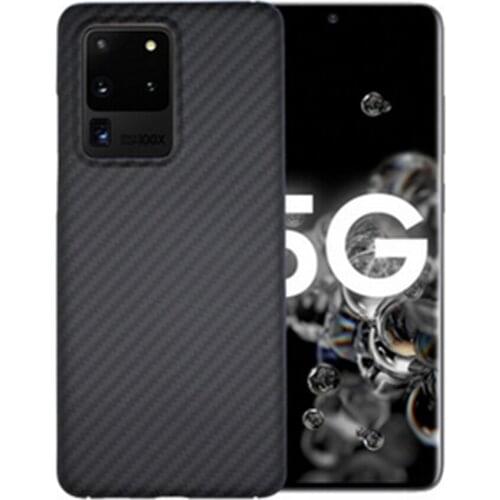 Real Carbon Fiber Shell Phone Case for Samsung S20/S20+/S20 Ultra Phones Accessories Ultra-thin Case Shockproof Cover