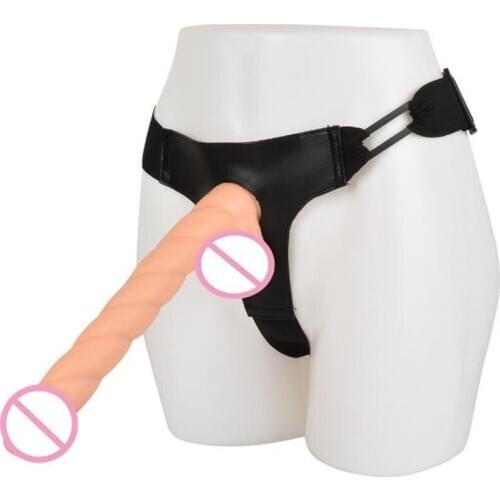 30cm Hot Sexy Solid Silicone Underwear with Penis Sheath Flesh / Black / Transparent Briefs Latex With Sheath Condom Adults Toys