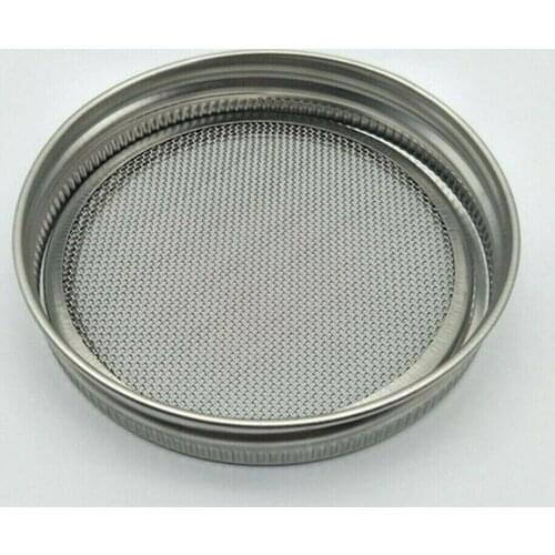 2Pcs Stainless Steel Germination Net Cover Seed Sprouting Filter Lid Kit Germination Net Covers Garden Supplies