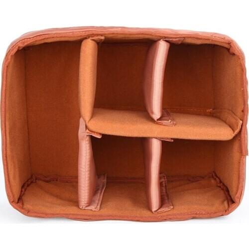 DSLR Camera Handbag Velvet Photography Liner Bag Thicken Inserts&Compartments Waterproof Shockproof Internal Camera Lens Bags