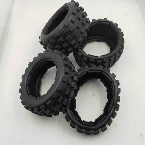 Super Wear-resistant Front or Rear Off-road Tire Skin Fit for 1/5 HPI ROVAN ROFUN KM BAJA 5B SS
