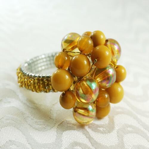 Napkin ring wedding decoration, beaded napkin holder cheaperst