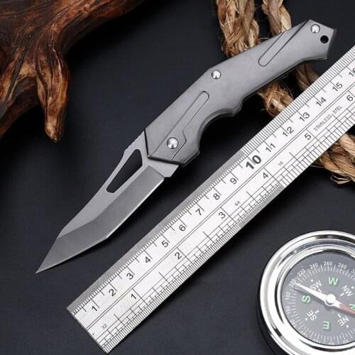 Tactical High Hardness Multifunction Folding Knife Survival Knife Portable Pocket Knife Gadgets for Men Good Edc Gift for Men