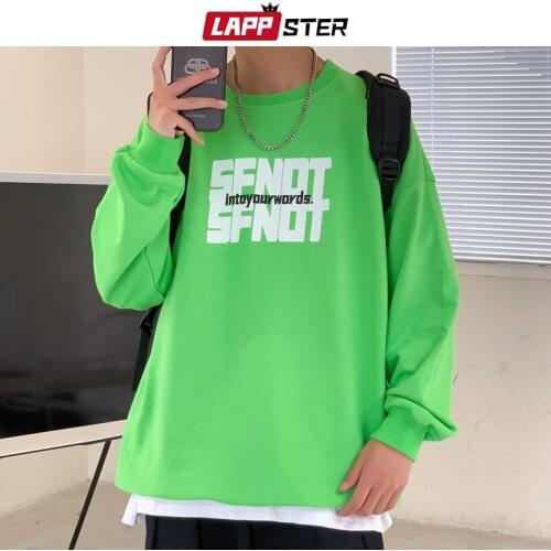 LAPPSTER Men Harajuku Japanese Streetwear Hoodies 2021 Mens Designer Vintage Oversized Hoodie Man Y2k Korean Fashion Sweatshirts