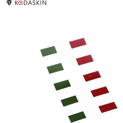 KODASKIN Universal Motorcycle Stickers Vinyl Flag Emblems Decala for Italia Aprilia Benelli Ducati Piaggio
